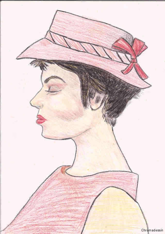 Femme au chapeau